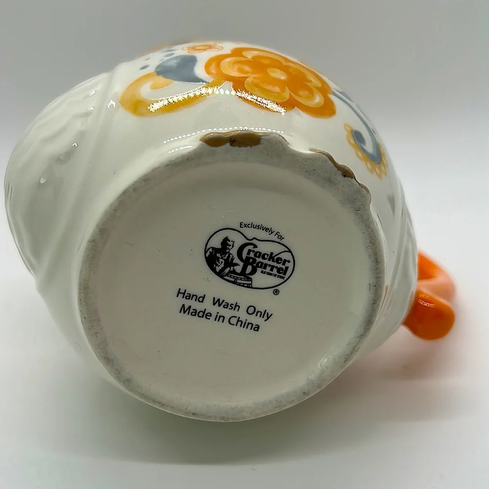 Cracker Barrel Very Cute Owl Mug with Gold Accents 🥰🦉 - Picture 3 of 3
